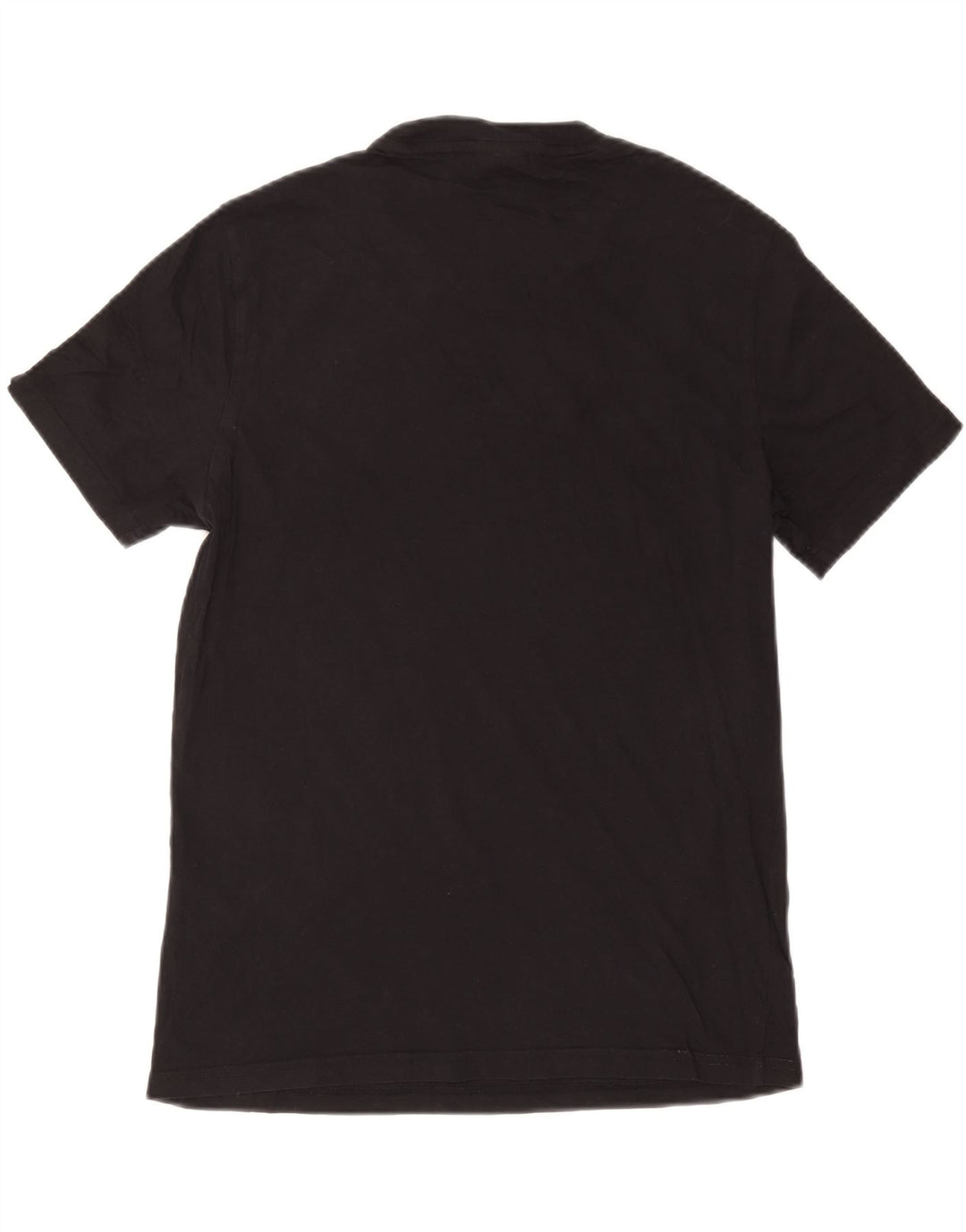 Champion Herre Grafisk T-Shirt Top Medium Sort Bomuld