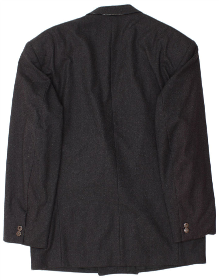 Reiss Herre Dobbeltradet Blazerjakke IT 48 Medium Sort Ny Uld