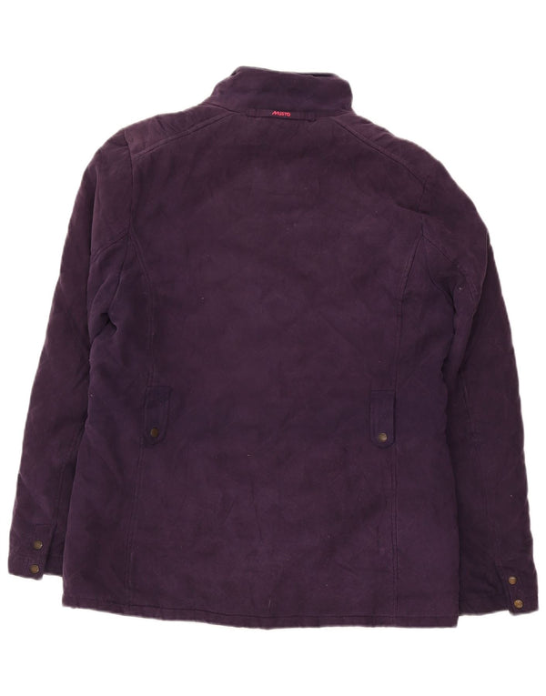 Musto Womens Signature Quiltet jakke UK 14 Large Purple Polyester