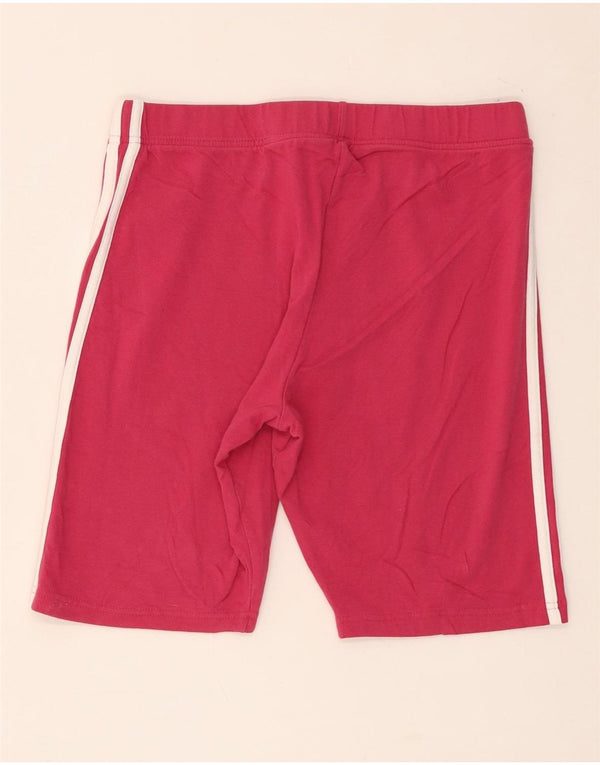 Adidas sportsshorts til kvinder UK 16/18 Large Pink Bomuld