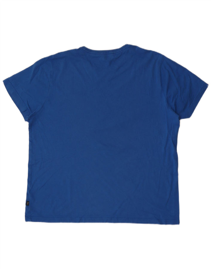 Puma Herre T-Shirt Top XL Blå Bomuld