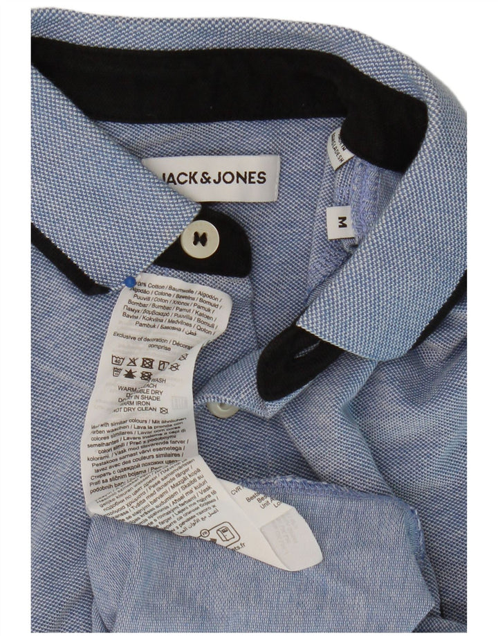 Jack & Jones herre poloshirt mellemblå bomuld