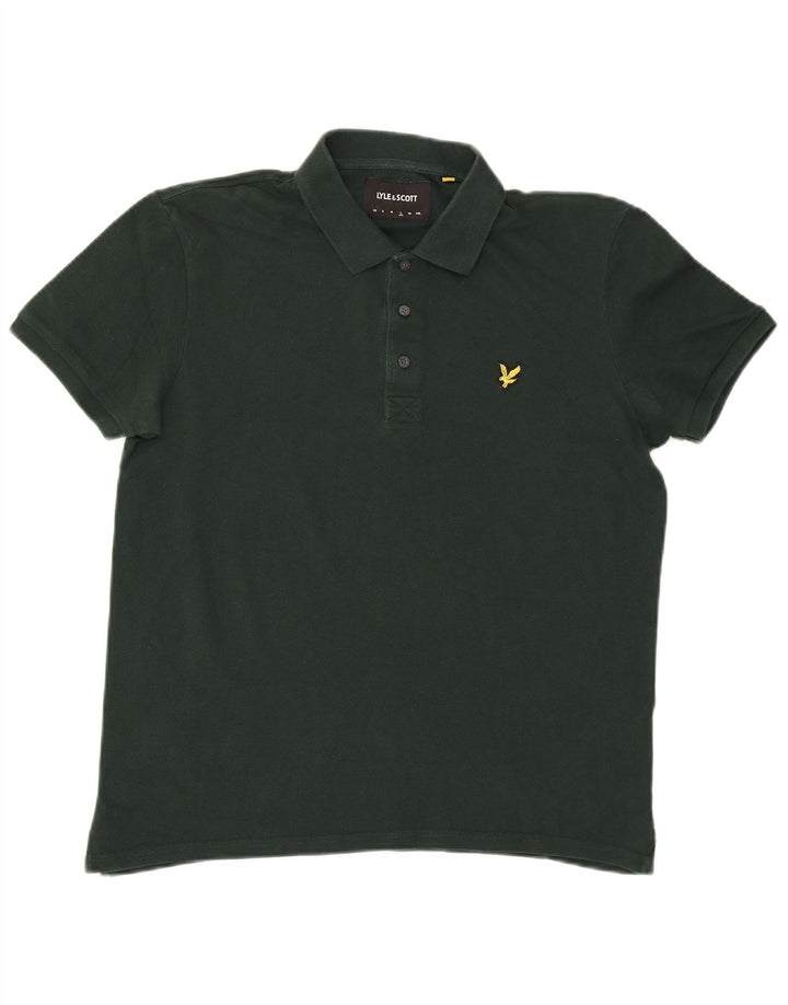 Lyle & Scott herre poloskjorte stor grøn bomuld