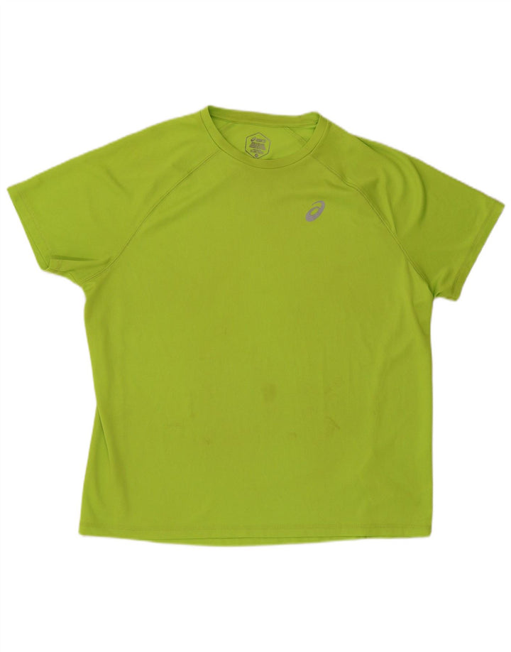 Asics Herre T-Shirt Top 2XL Grøn Polyester
