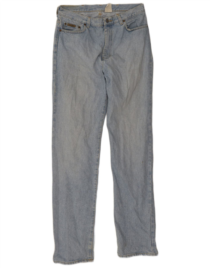 Calvin Klein Straight Jeans til mænd W34 L34 Blå Bomuld