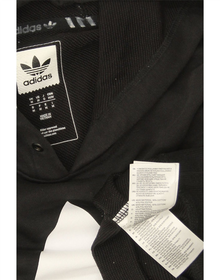 ADIDAS Herre Skateboarding Grafisk hættetrøje Jumper Medium Sort Bomuld