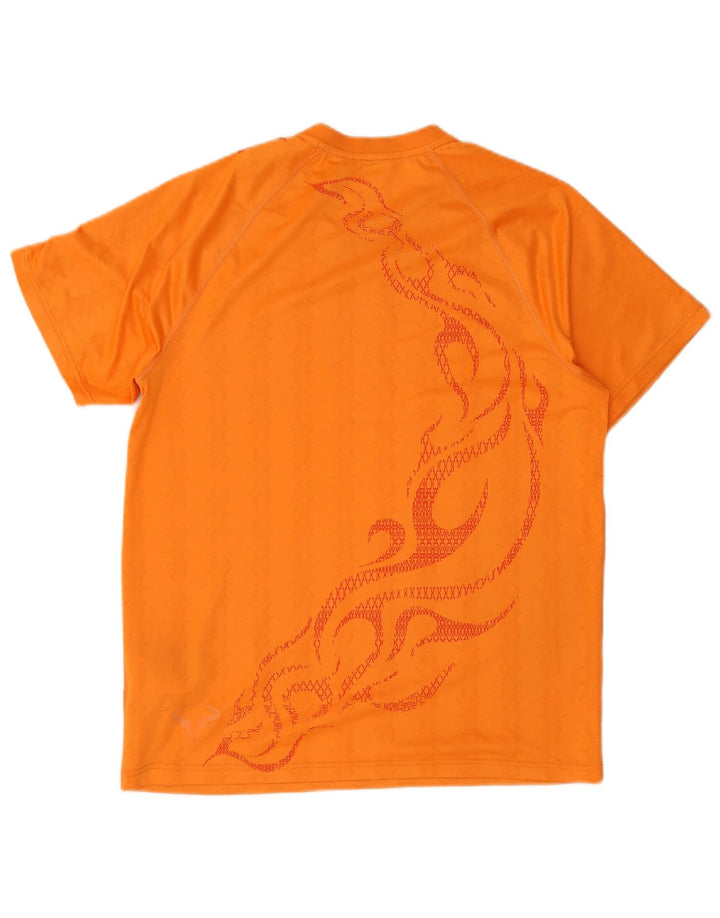 Nike T-shirt top mellem mænd, orange Paisley polyester
