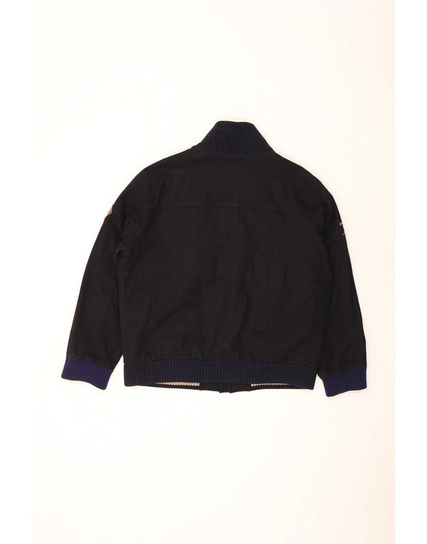Paul & Shark Herre Graphic Bomber Jacket UK 38 Medium Navy Blue