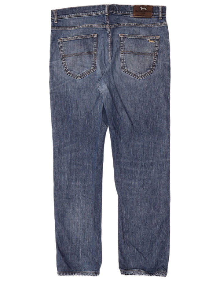 Harmont & Blaine Straight Jeans til mænd W38 L31 Blå bomuld