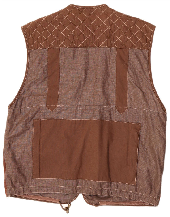 Conbipel Herre Natural Wear Utility Jacket IT 48 Medium Brown Colourblock