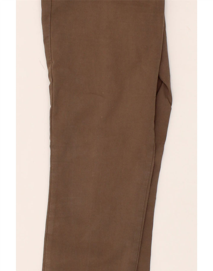 MASSIMO DUTTI Womens Slim Casual Trousers EU 40 Medium W30 L29 Brown Vintage Massimo Dutti and Second-Hand Massimo Dutti from Messina Hembry 