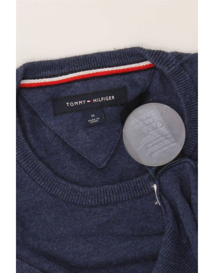 Tommy Hilfiger Herre Crew Neck sweater Medium Navy Blue Bomuld