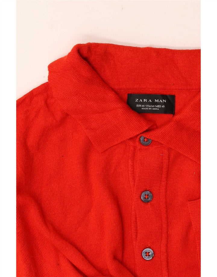 Zara herre polo skjorte medium rød