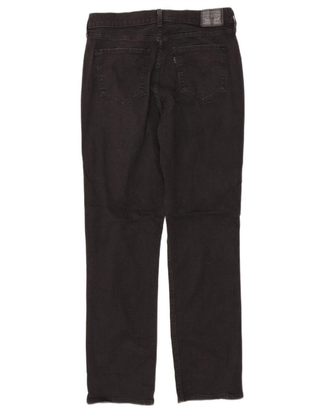LEVI'S Dame Classic Fit Straight Jeans US 10 Large W32 L31 Sort