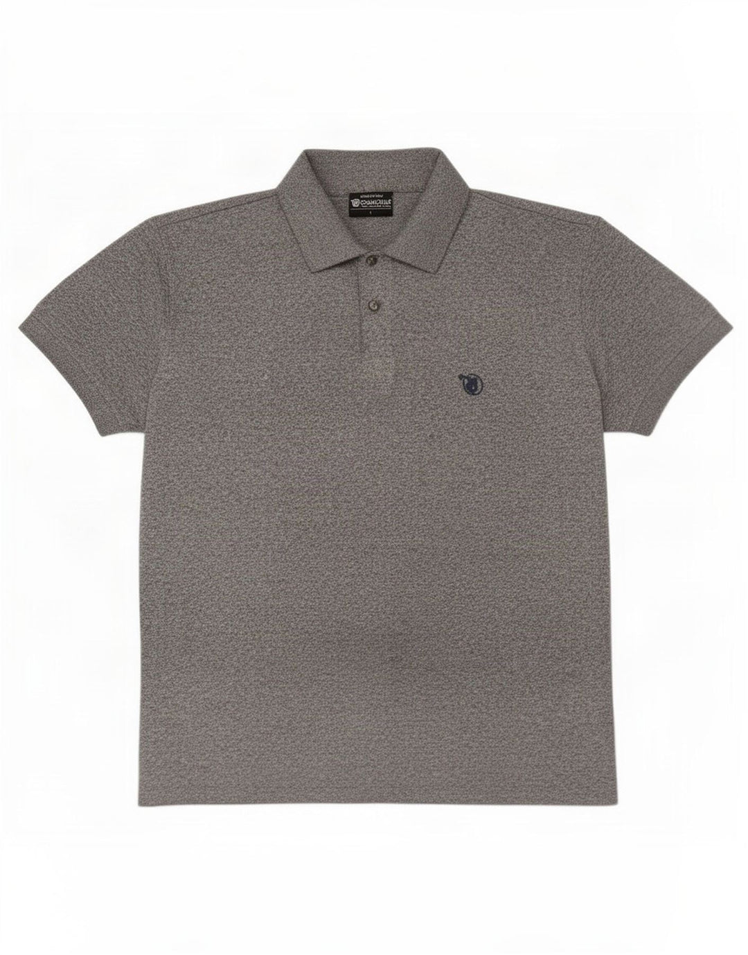 Gymnasium Herre Polo Shirt Stor Grå Flecked