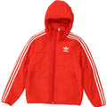 ADIDAS hættejakke til drenge 11-12 år rød polyester