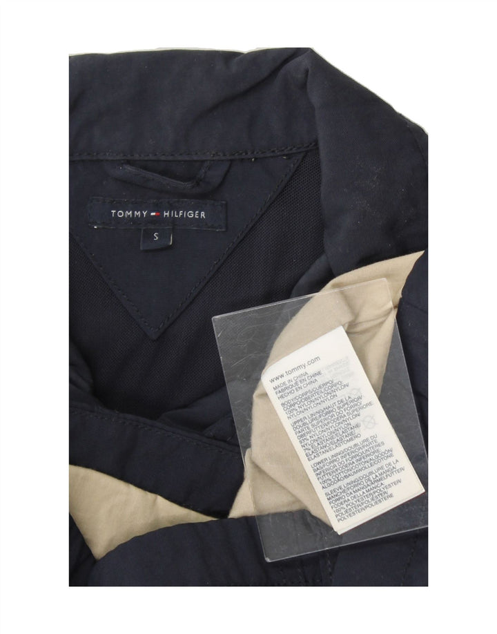 TOMMY HILFIGER Womens Utility Jacket UK 10 Small Blue Nylon Vintage Tommy Hilfiger and Second-Hand Tommy Hilfiger from Messina Hembry 