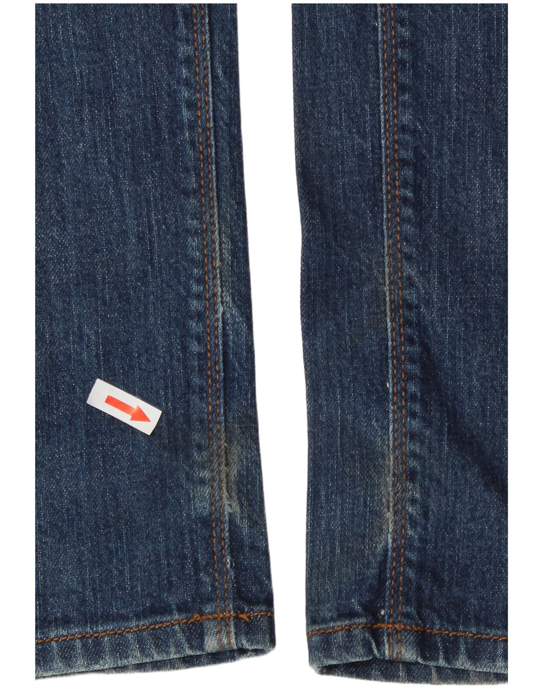 Diesel Dame Nevy Slim Jeans W27 L32 Blå Bomuld