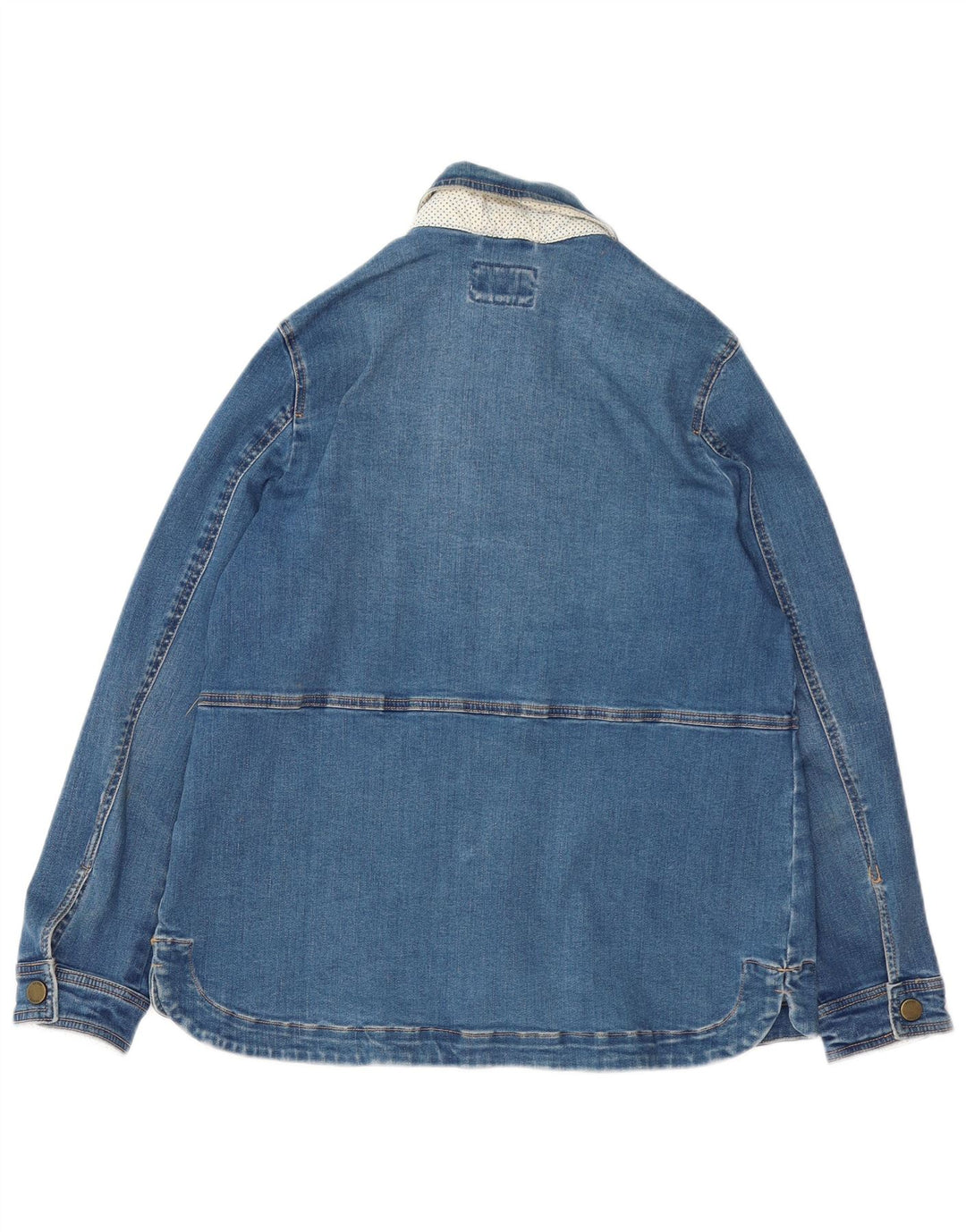 Joules Dame denimjakke UK 12 Medium Blue Cotton