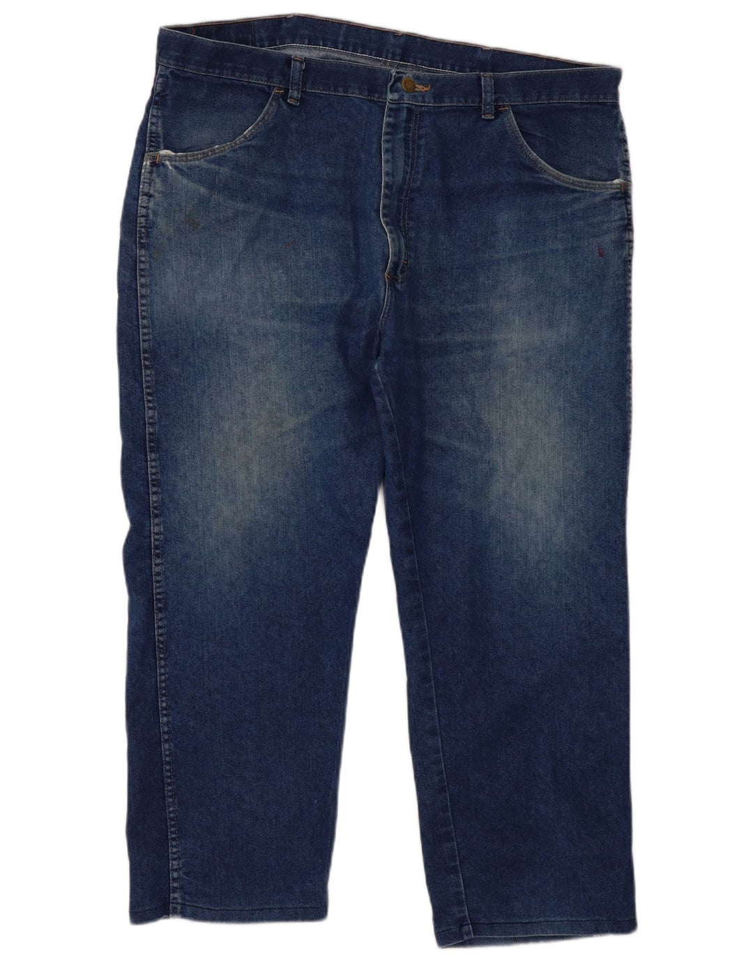 Wrangler Womens Regular Fit Straight Jeans W40 L29 Blå Bomuld