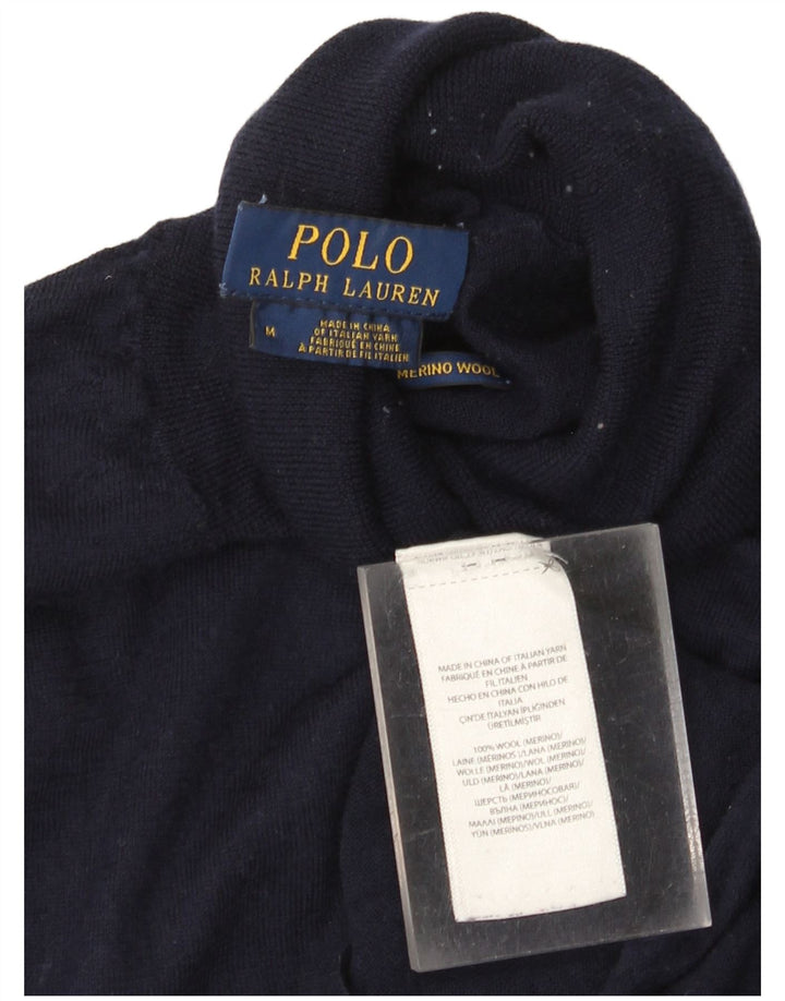 Polo Ralph Lauren Herre rullehals sweater Medium Navyblå Uld