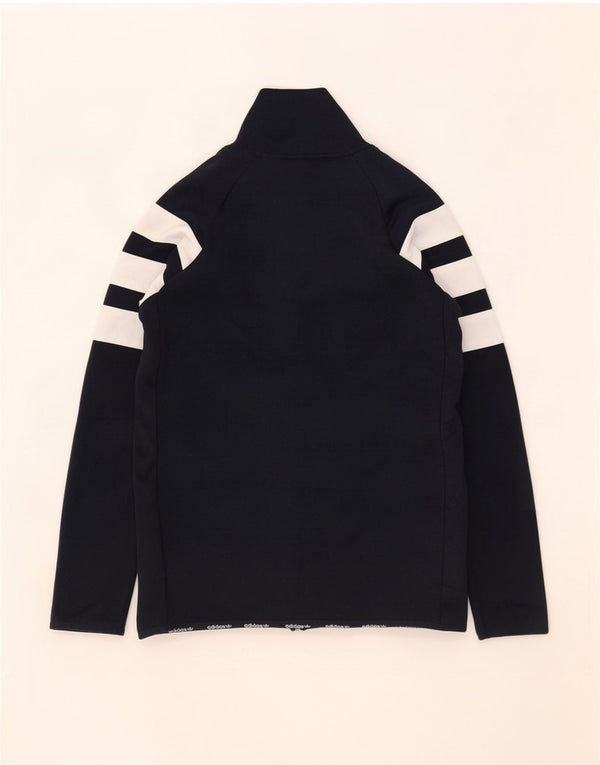 Adidas Træningsdragt til mænd, topjakke, lille marineblå colourblock polyester