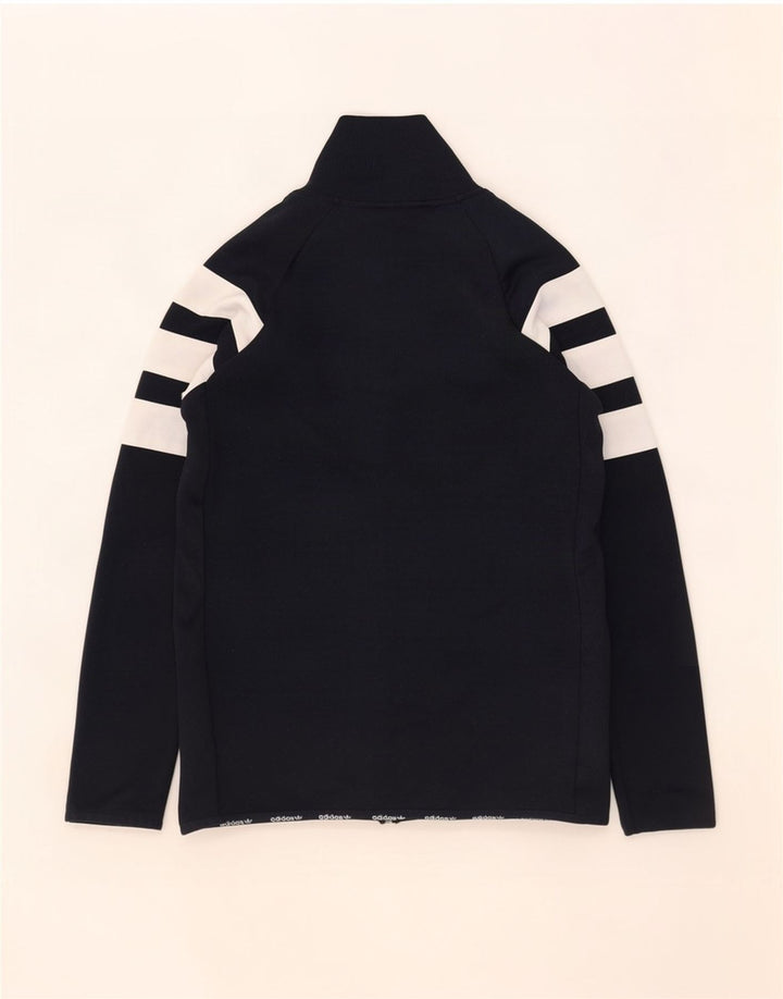 Adidas Træningsdragt til mænd, topjakke, lille marineblå colourblock polyester