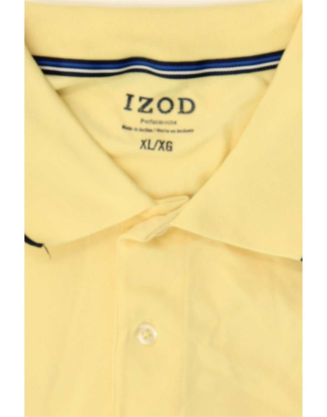 IZOD Mens Polo Shirt XL Yellow Vintage Izod and Second-Hand Izod from Messina Hembry 