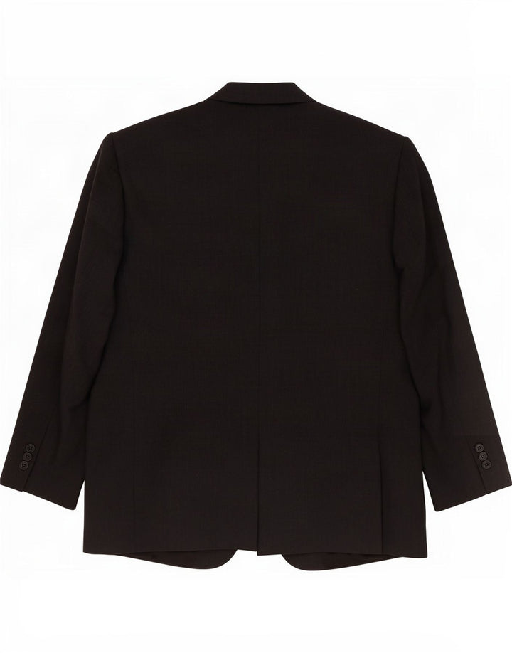 Marks & Spencer Herre 3-knaps blazerjakke UK 42 Stor sort uld