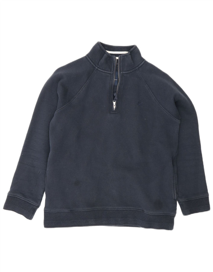 Crew Clothing Dame Oversized Sweatshirt Jumper UK 10 Small Navy Blue