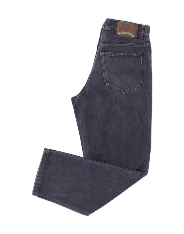 SERGIO TACCHINI Womens Straight Jeans W32 L30 Navy Blue Cotton Vintage Sergio Tacchini and Second-Hand Sergio Tacchini from Messina Hembry 