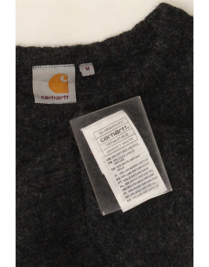 Carhartt drenge sweater med rund hals 7-8 år mellemgrå uld