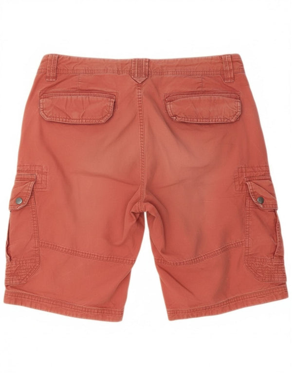 Fat Face Herre Cargo Shorts W36 Large Red Bomuld