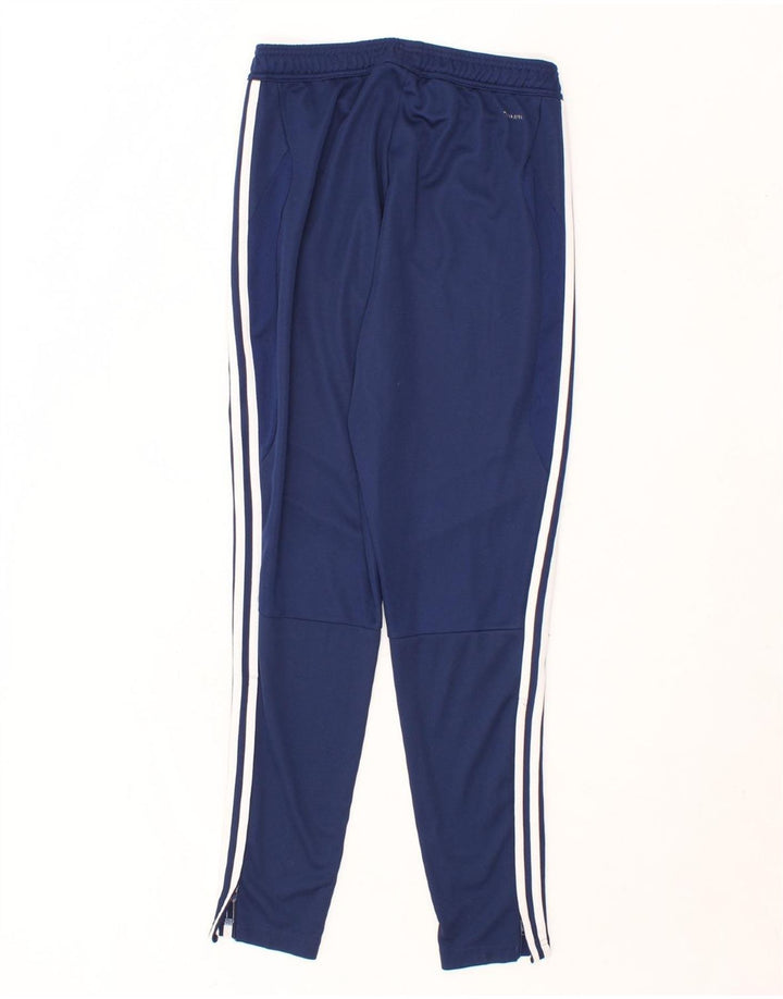 ADIDAS Mens Tracksuit Trousers Small  Navy Blue Polyester Vintage Adidas and Second-Hand Adidas from Messina Hembry 