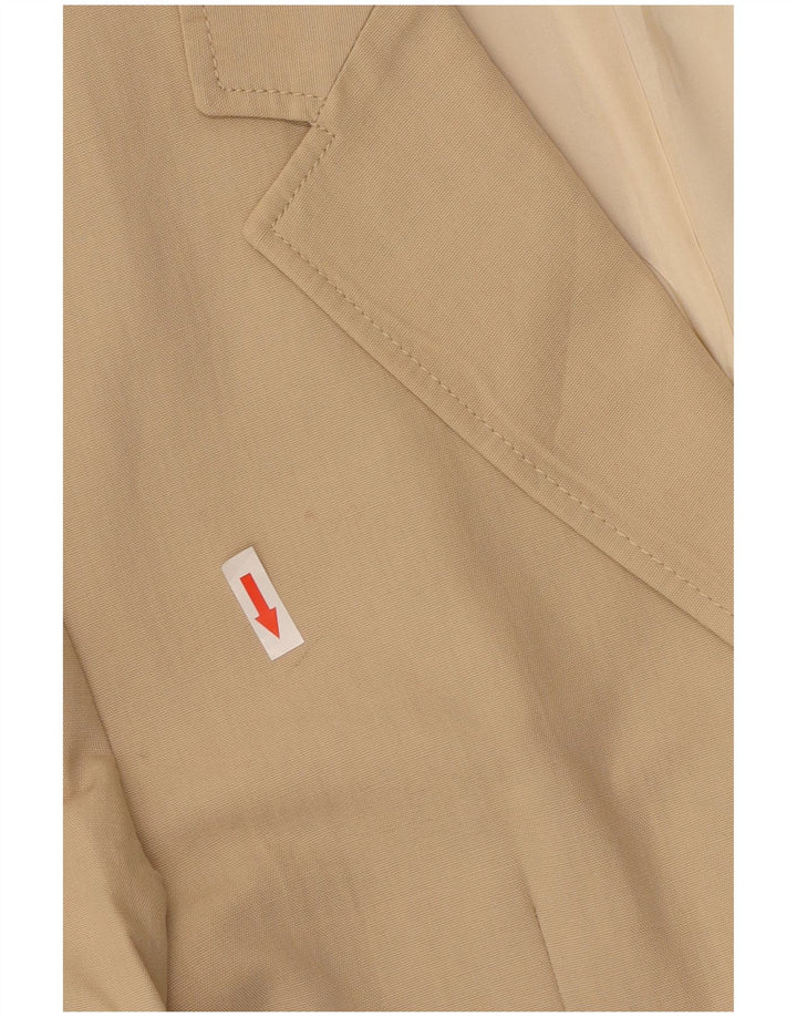HUGO BOSS Herre 3-knaps blazerjakke EU 52 XL Beige Bomuld