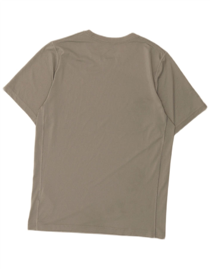 Nike herre Dri Fit T-shirt top lille grå polyester