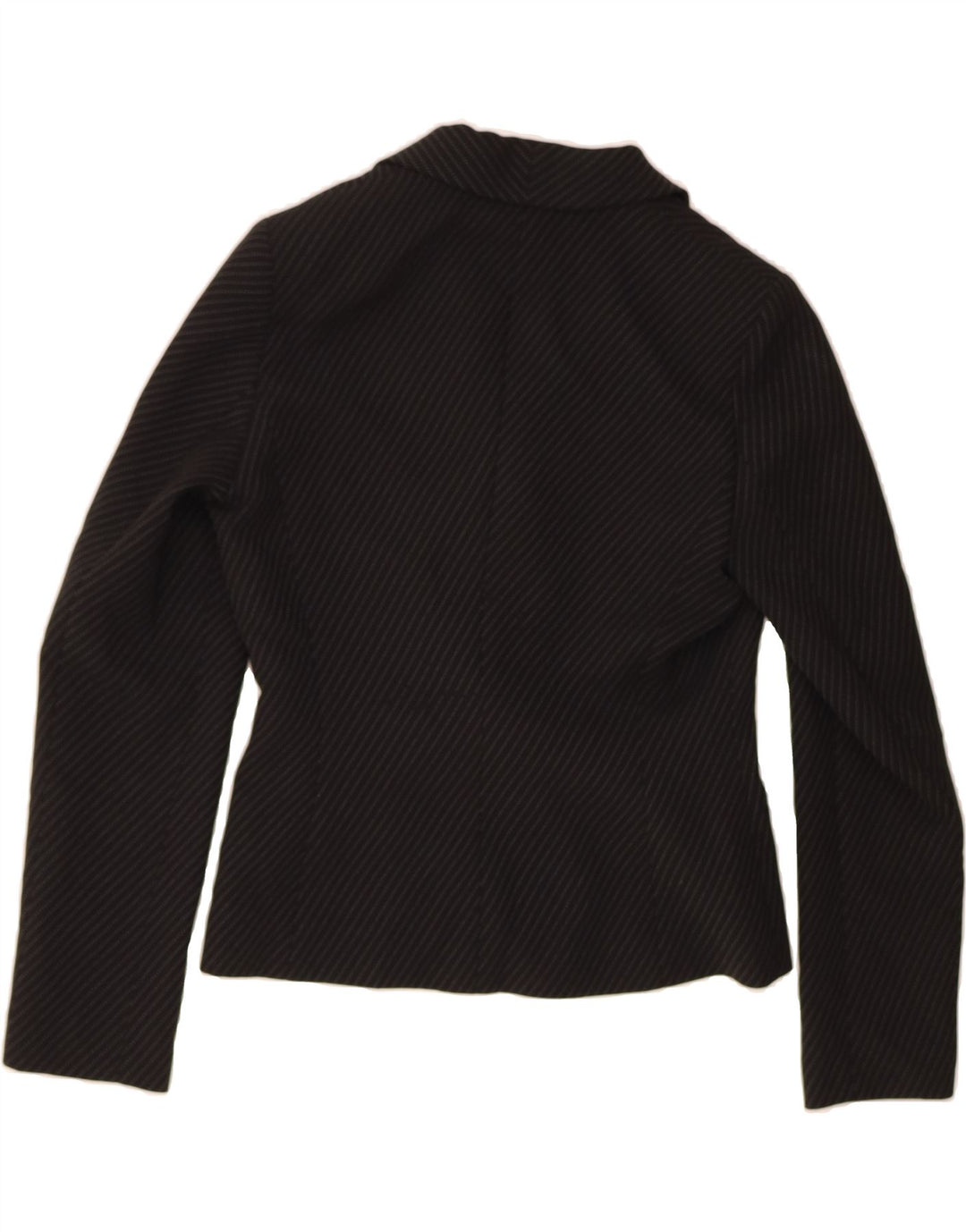 LUISA SPAGNOLI Womens 2 Button Blazer Jacket IT 44 Medium Black Striped Vintage Luisa Spagnoli and Second-Hand Luisa Spagnoli from Messina Hembry 