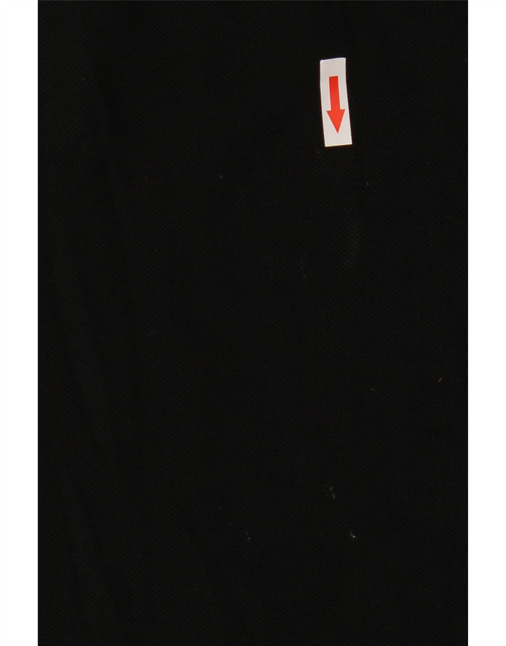 Lacoste Dame Ærmeløs Polo Shirt Størrelse 40 Medium Sort Bomuld
