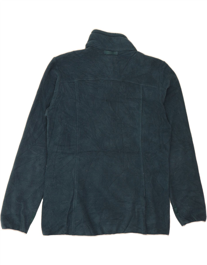 EDDIE BAUER Womens Fleece Jacket UK 14 Medium Navy Blue Polyester Vintage Eddie Bauer and Second-Hand Eddie Bauer from Messina Hembry 