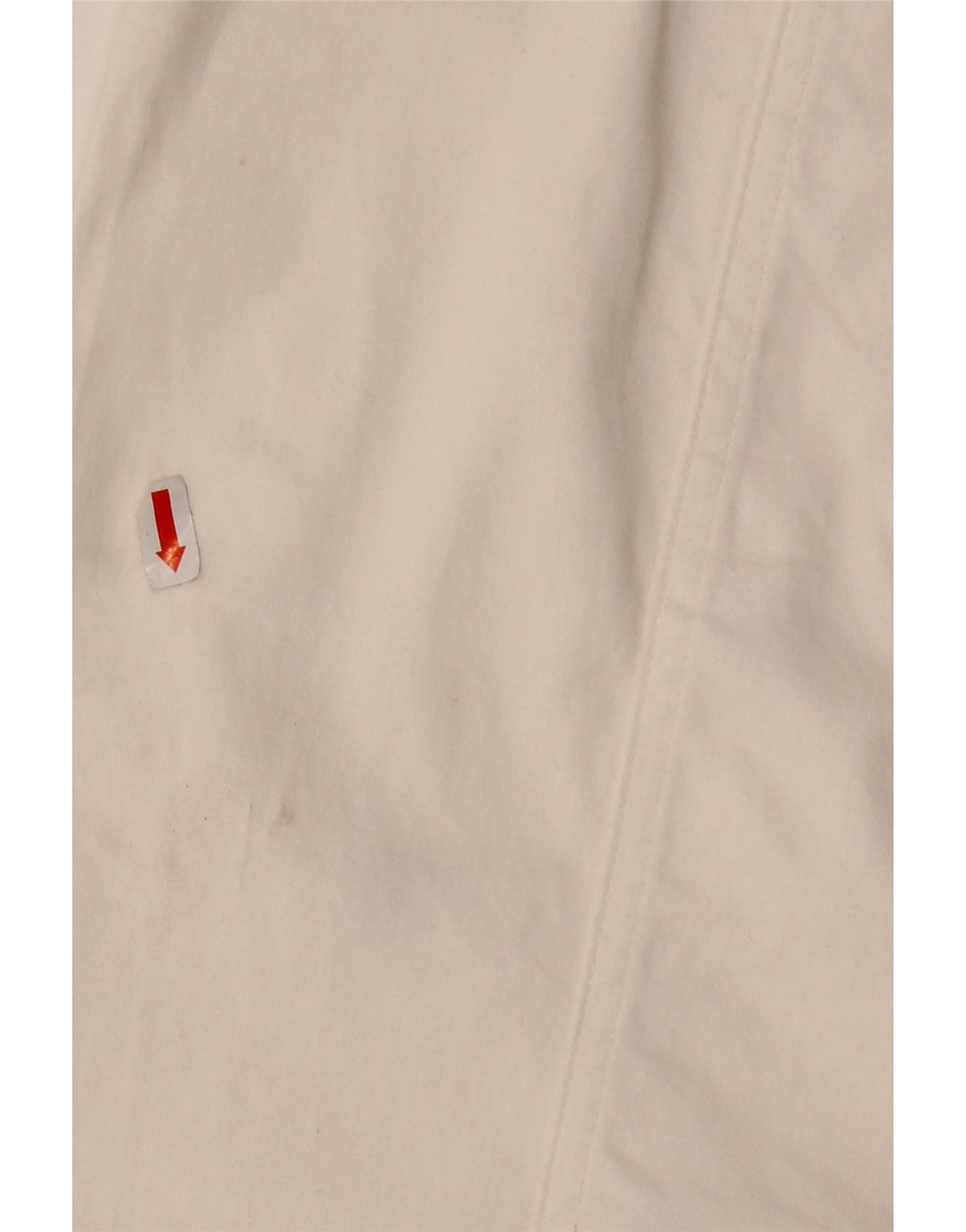 MOSCHINO A-line nederdel til kvinder med høj talje UK 14 W30 L23 hvid bomuld