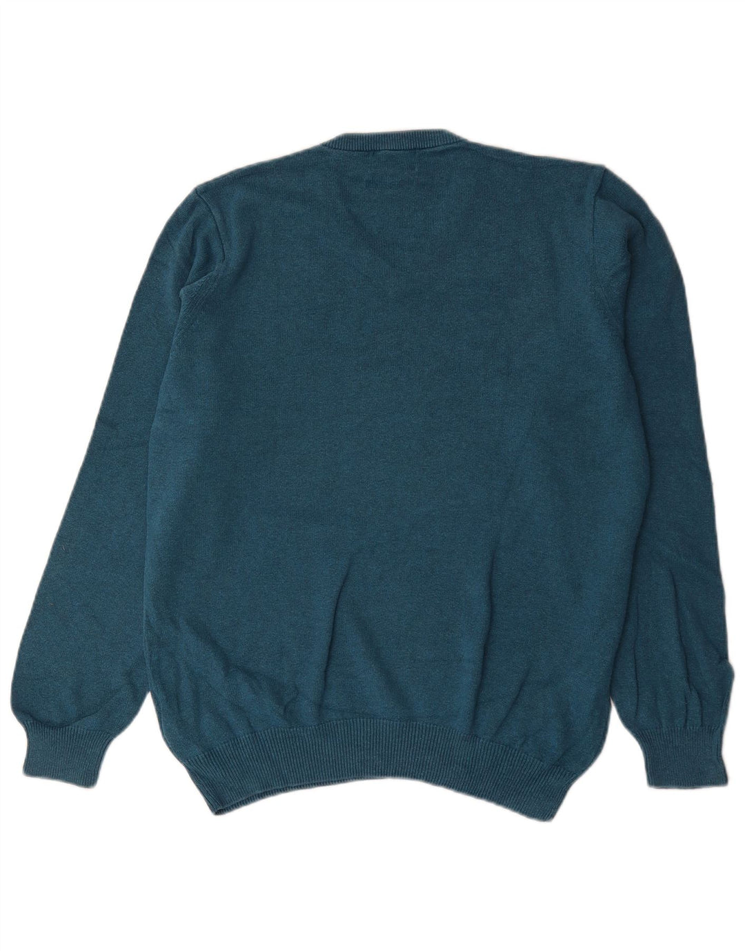 Marks & Spencer Herre V-hals sweater Stor blå bomuld