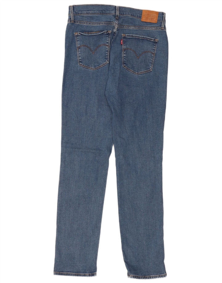 Levi's Womens 312 Shaping Slim Jeans W29 L32 Blue Lyocell