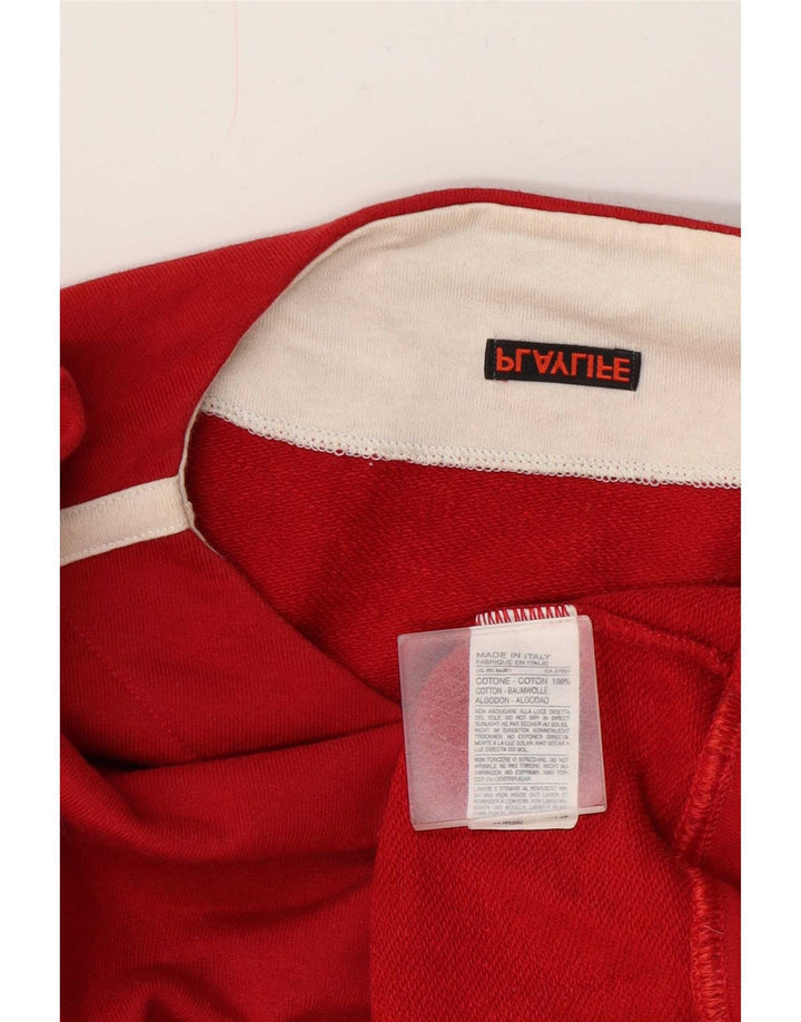 Playlife Dame Sweatshirt Jumper UK 14 Medium Rød Bomuld