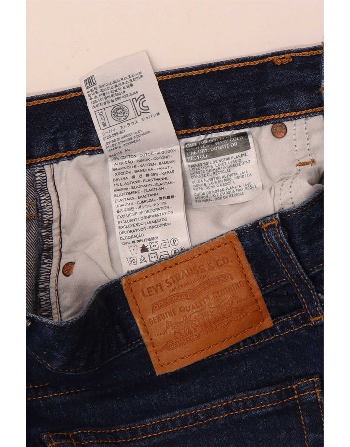 Levi's Wedgie Cropped Jeans til kvinder W30 L26 blå bomuld
