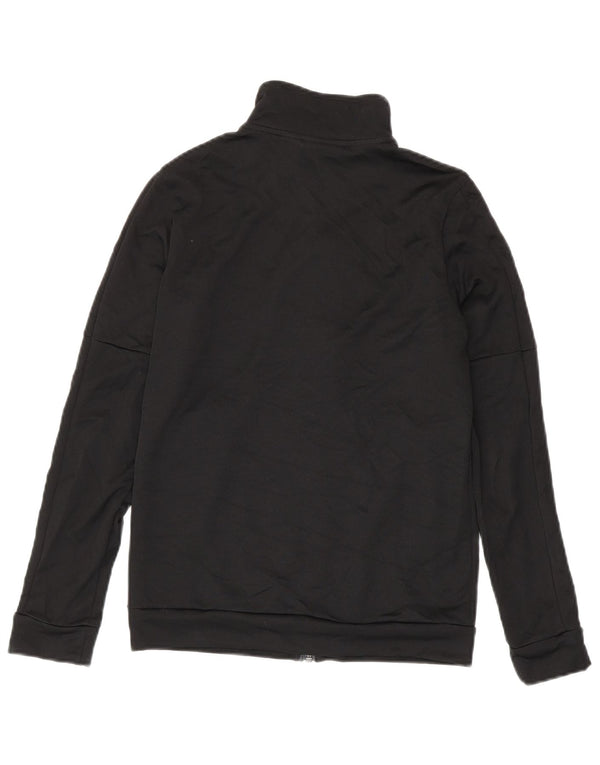 Adidas træningsdragt topjakke til kvinder UK 8/10 Lille sort polyester