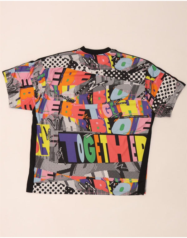 Adidas Herre Grafisk T-Shirt Top Stor Flerfarvet