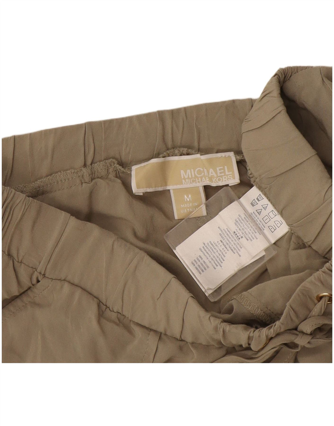 Michael Kors Casual Shorts til kvinder Medium W30 Grøn viskose