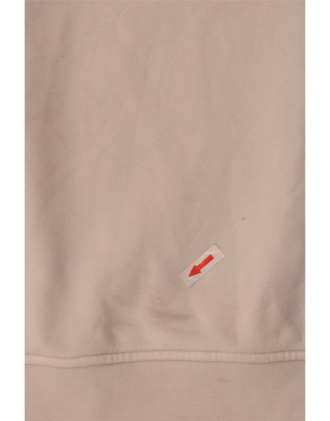 Adidas Dame Oversized Sweatshirt Jumper UK 10 Small White Bomuld