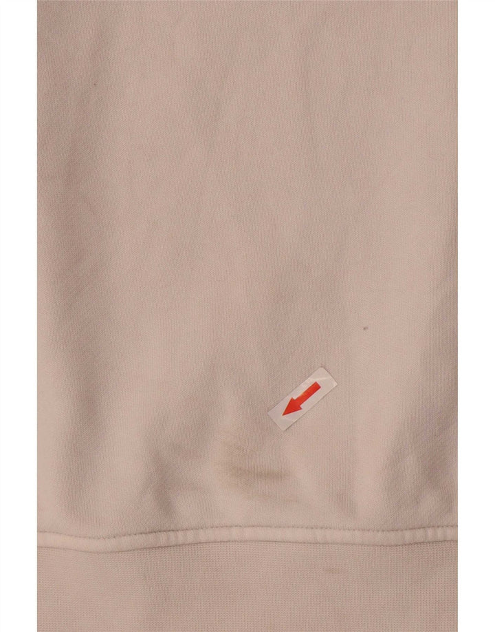 Adidas Dame Oversized Sweatshirt Jumper UK 10 Small White Bomuld
