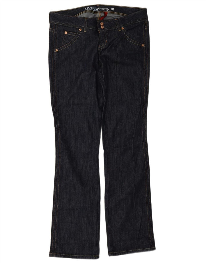 Guess Dame Bootcut Jeans W31 L34 Marineblå Bomuld